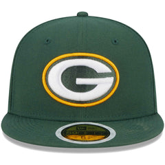 Green Bay Packers New Era Youth Main 59FIFTY Fitted Hat Green - NFL