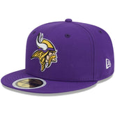 Minnesota Vikings New Era Youth Main 59FIFTY Fitted Hat Purple - NFL
