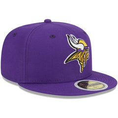 Minnesota Vikings New Era Youth Main 59FIFTY Fitted Hat Purple - NFL