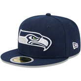 Seattle Seahawks New Era Youth Main 59FIFTY Fitted Hat College Navy - NFL