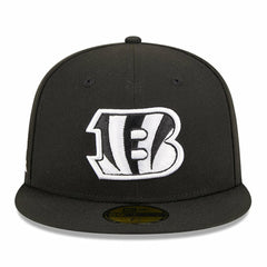 Cincinnati Bengals New Era Main Patch 59FIFTY Fitted Hat Black - NFL