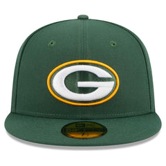 Green Bay Packers New Era Main Patch 59FIFTY Fitted Hat Green - NFL