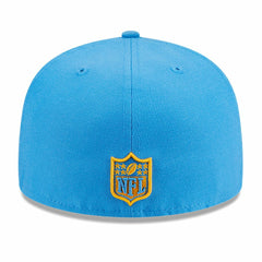 Los Angeles Chargers New Era Main Patch 59FIFTY Fitted Hat Powder Blue - NFL