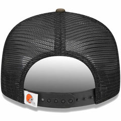 Cleveland Browns New Era Youth Main Trucker 9FIFTY Snapback Hat Camo - NFL