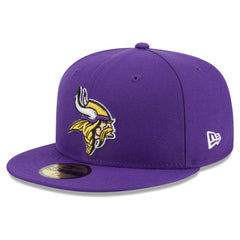 Minnesota Vikings New Era Main Patch 59FIFTY Fitted Hat Purple - NFL