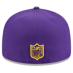 Minnesota Vikings New Era Main Patch 59FIFTY Fitted Hat Purple - NFL