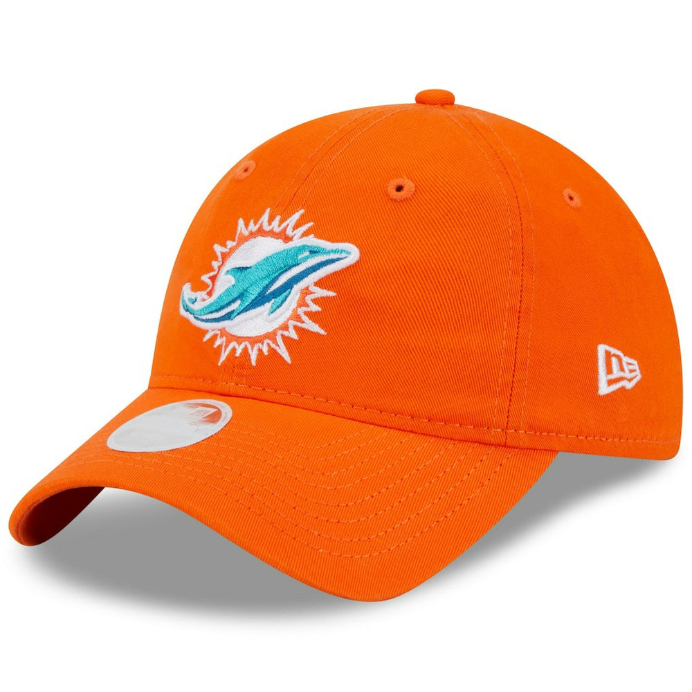 Miami Dolphins New Era Women's Main Core Classic 2.0 9TWENTY Adjustable Hat Orange - NFL