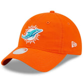 Miami Dolphins New Era Women's Main Core Classic 2.0 9TWENTY Adjustable Hat Orange - NFL