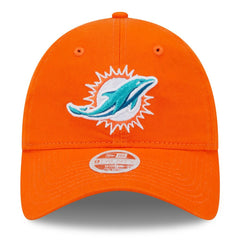 Miami Dolphins New Era Women's Main Core Classic 2.0 9TWENTY Adjustable Hat Orange - NFL
