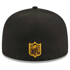 Pittsburgh Steelers New Era Main Patch 59FIFTY Fitted Hat Black - NFL