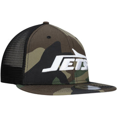 New York Jets New Era Youth Main Trucker 9FIFTY Snapback Hat Camo - NFL