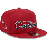 Arizona Cardinals New Era Main Script 9FIFTY Snapback Hat Cardinal - NFL