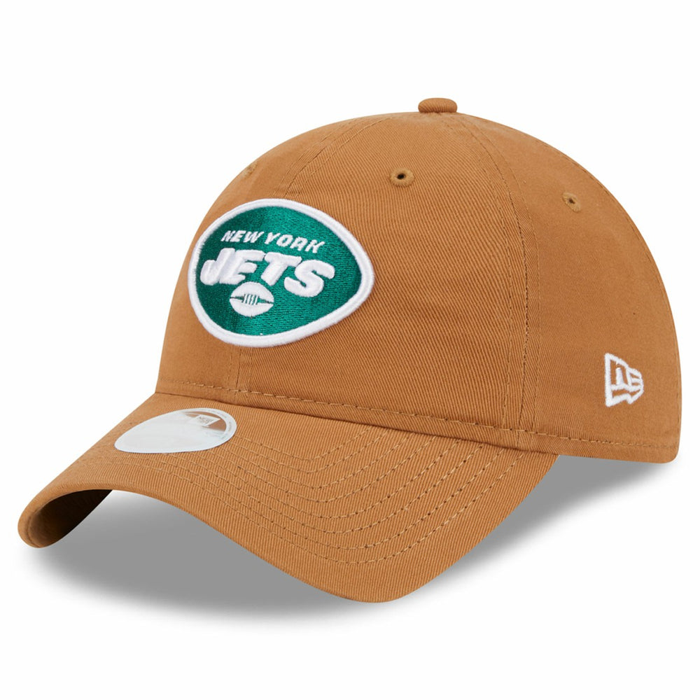 New York Jets New Era Women's Main Core Classic 2.0 9TWENTY Adjustable Hat Brown - NFL