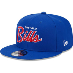 Buffalo Bills New Era Main Script 9FIFTY Snapback Hat Royal - NFL