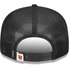 Cincinnati Bengals New Era Youth Main Trucker 9FIFTY Snapback Hat Black - NFL