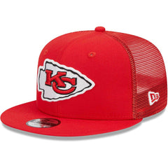 Kansas City Chiefs New Era Youth Main Trucker 9FIFTY Snapback Hat Red - NFL
