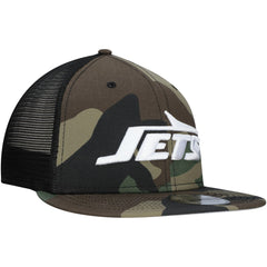 New York Jets New Era Main Trucker 9FIFTY Snapback Hat Camo - NFL
