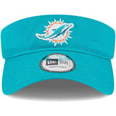 Miami Dolphins New Era Main Adjustable Visor Aqua - NFL