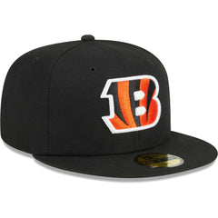 Cincinnati Bengals New Era Main 59FIFTY Fitted Hat Black - NFL