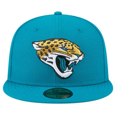 Jacksonville Jaguars New Era Main 59FIFTY Fitted Hat Teal - NFL