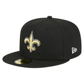 New Orleans Saints New Era Main 59FIFTY Fitted Hat Black - NFL