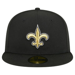 New Orleans Saints New Era Main 59FIFTY Fitted Hat Black - NFL