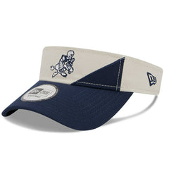 Dallas Cowboys New Era 2023 Sideline Historic Adjustable Visor Cream/Navy - NFL