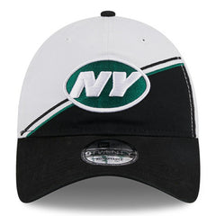 New York Jets New Era 2023 Sideline 9TWENTY Adjustable Hat White/Black - NFL