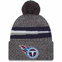 Tennessee Titans New Era 2023 Sideline Sport Cuffed Pom Knit Hat Gray - NFL