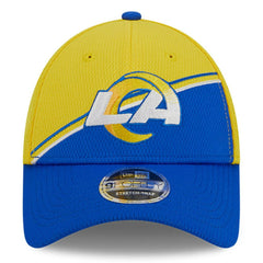 Los Angeles Rams New Era 2023 Sideline 9FORTY Adjustable Hat Gold/Royal - NFL
