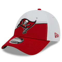 Tampa Bay Buccaneers New Era 2023 Sideline 9FORTY Adjustable Hat White/Red - NFL