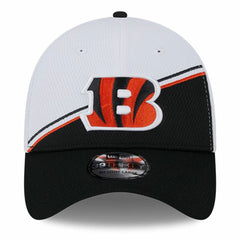 Cincinnati Bengals New Era 2023 Sideline 39THIRTY Flex Hat White/Black - NFL