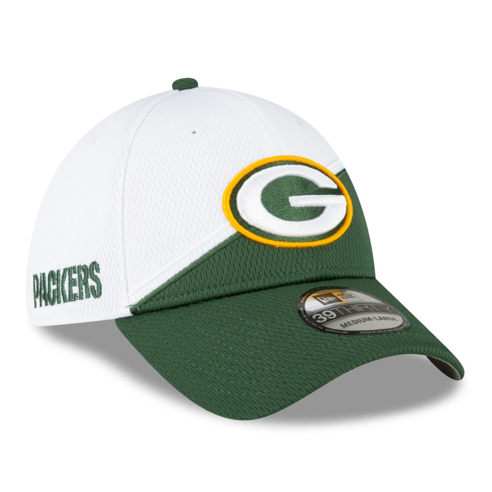 Green Bay Packers New Era 2023 Sideline 39THIRTY Flex Hat White/Green - NFL
