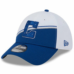 Indianapolis Colts New Era 2023 Sideline 39THIRTY Flex Hat White/Royal - NFL