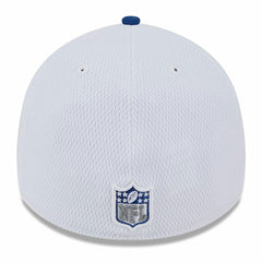 Indianapolis Colts New Era 2023 Sideline 39THIRTY Flex Hat White/Royal - NFL