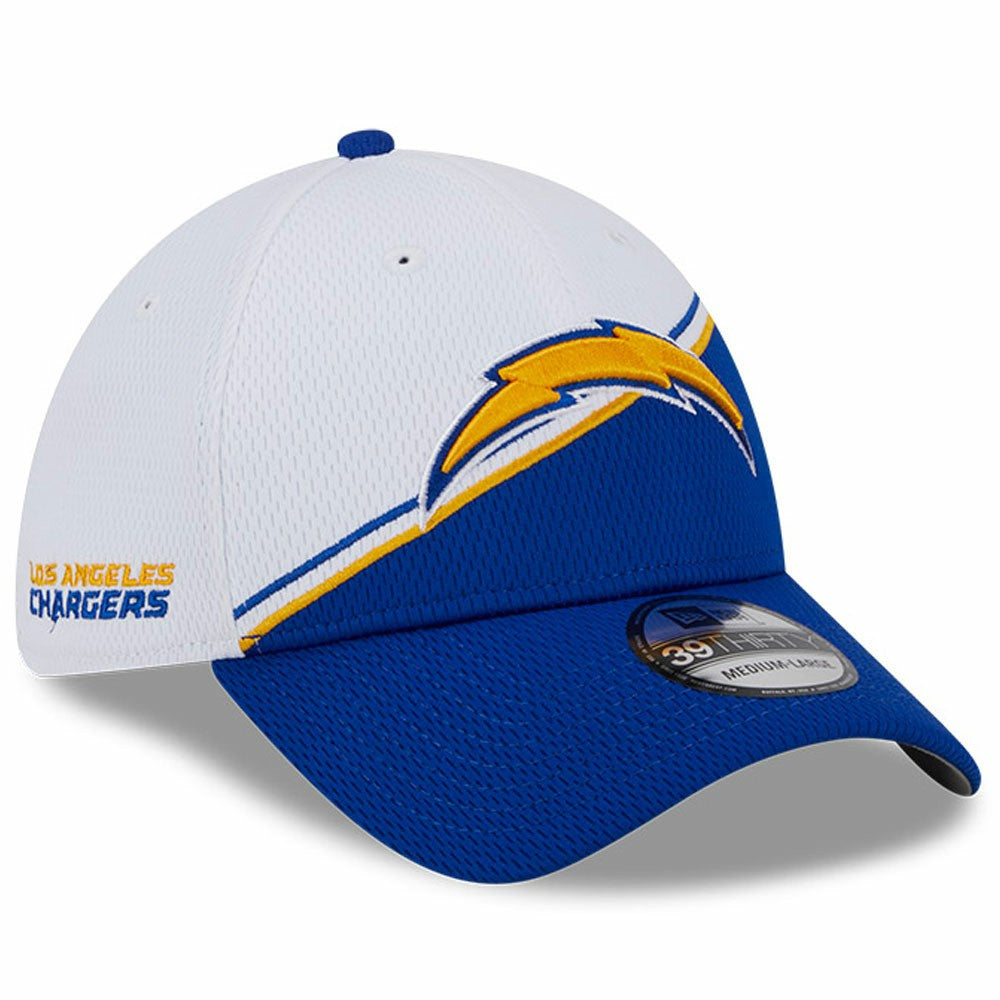 Los Angeles Chargers New Era 2023 Sideline 39THIRTY Flex Hat White/Blue - NFL