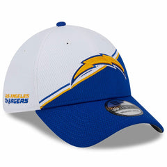 Los Angeles Chargers New Era 2023 Sideline 39THIRTY Flex Hat White/Blue - NFL