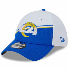 Los Angeles Rams New Era 2023 Sideline 39THIRTY Flex Hat White/Royal - NFL