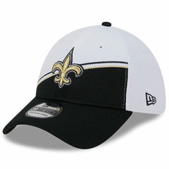 New Orleans Saints New Era 2023 Sideline 39THIRTY Flex Hat White/Black - NFL