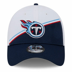 Tennessee Titans New Era 2023 Sideline 39THIRTY Flex Hat White/Navy - NFL