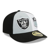Las Vegas Raiders New Era 2023 Sideline Low Profile 59FIFTY Fitted Hat Gray/Black - NFL