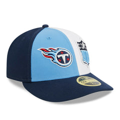 Tennessee Titans New Era 2023 Sideline Low Profile 59FIFTY Fitted Hat Light Blue/Navy - NFL