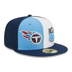 Tennessee Titans New Era 2023 Sideline 59FIFTY Fitted Hat Light Blue/Navy - NFL