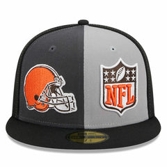 Cleveland Browns New Era 2023 Sideline 59FIFTY Fitted Hat Gray/Black - NFL