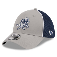 Dallas Cowboys New Era Pipe Retro Joe 39THIRTY Flex Hat Silver/Navy - NFL