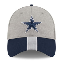 Dallas Cowboys New Era Stripe 39THIRTY Flex Hat Heather Silver - NFL