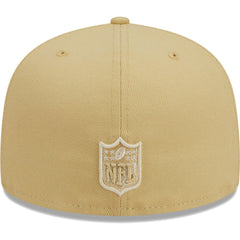 Las Vegas Raiders New Era Raffia Front 59FIFTY Fitted Hat Khaki - NFL