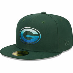 Green Bay Packers New Era Gradient 59FIFTY Fitted Hat Green - NFL