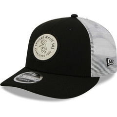Chicago White Sox New Era Circle Trucker Low Profile 9FIFTY Snapback Hat On Sale