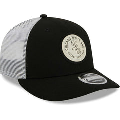 Chicago White Sox New Era Circle Trucker Low Profile 9FIFTY Snapback Hat On Sale